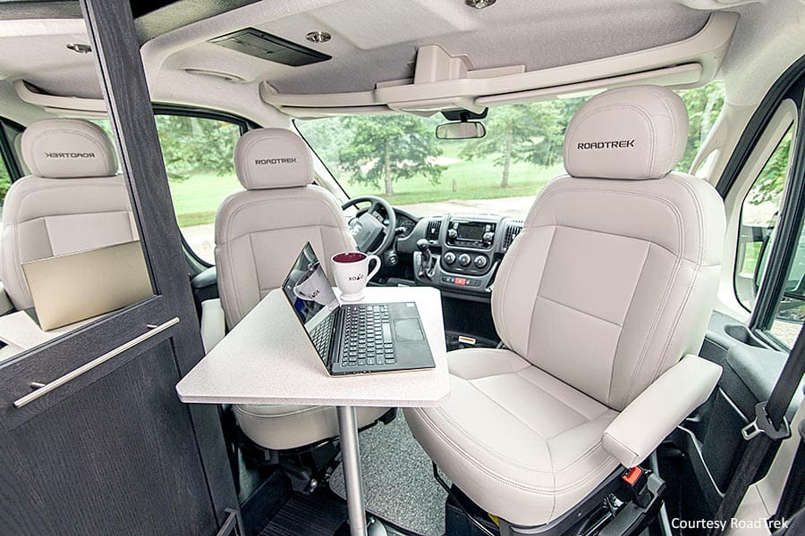 Roadtrek Zion swivel chairs