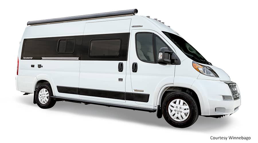 White Winnebago Travato